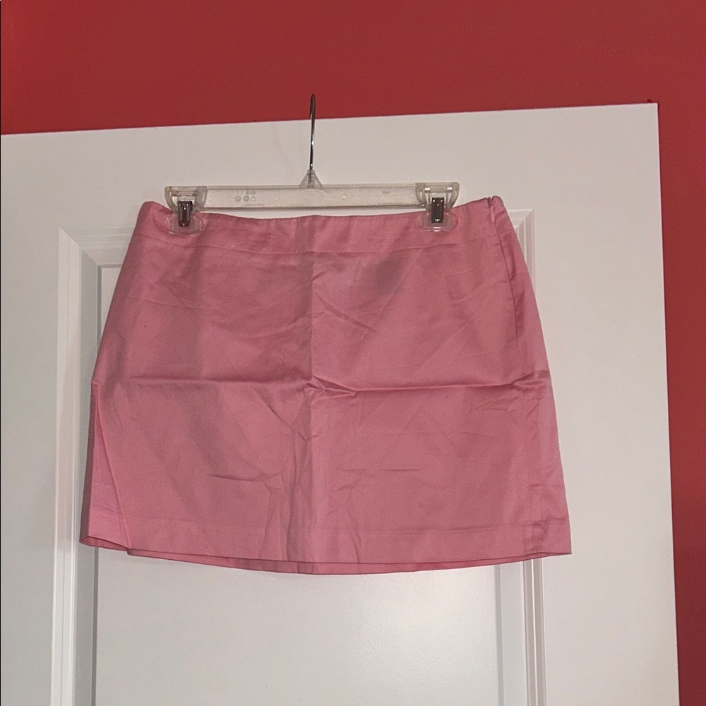Express Light Pink Mini Skirt